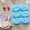 6 Honeycomb-shaped Silicone Soap Molds Donut Toast Silicone Cake Baking Pan Muffin Cups Flowers and Honeycomb-shaped DIY Cake Molds Baking Molds. 