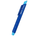Doms Groove Retractable Eraser | Groove for Better Grip with Excellent Erasing Performance | Free 2 Refill Eraser with This Pack. 