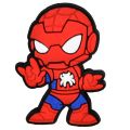 1Pcs Marvel SpiderMan DIY PVC Shoe Croc Buckle Accessories Cartoon Animals Shoes Decoration for Kids Croc Charms Kids Party Gift.
