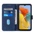 lthmy for Samsung Galaxy M14 5G case slim Embossed PU Leather Flip Stand Wallet Card Slots Cover. 