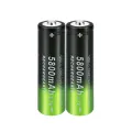 skywolfeye 18650 lithium battery 5800mAh 3.7-4.2V lithium battery rechargeable strong light flashlight. 