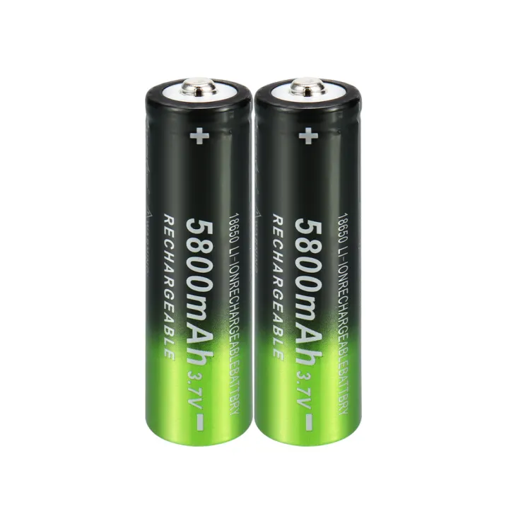 skywolfeye 18650 lithium battery 5800mAh 3.7-4.2V lithium battery rechargeable strong light flashlight