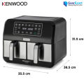 Kenwood HFM75 kHealthyFry Digital Twin Air Fryer Dual Frying Basket with DualZone Technology.