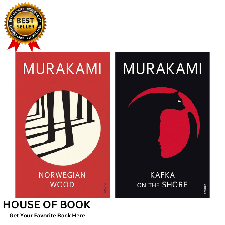 Kafka on the Shore & Norwegian Wood Haruki Murakami 2 Books Collection Set