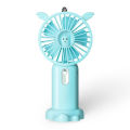 Handheld Fan Mini Fan, Small Portable Fan 3 Speed Adjustable Desk Fan with Base Phone Holder USB Rechargeable Eyelash Fan for Makeup.