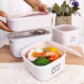 Multi-size Leak-proof Sealed Preservation Box / Portable Food Grade Lunch Bento Case / Meat Coarse Grains Brown Rice Sub-Packing / Refrigerator Food Fresh-Keeping Storage Box. 