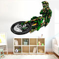 Motocross Dirt Bike Wall Decal Boys Bedroom Playroom Home Decoration Motorbike Extreme Sport Art Window Sticker Mural. 