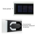 Solar Powered 0-9 LED Light House Address Number Street Road Doorplate Wall Lamp.