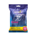 Beboy Extra Time Super Big Dotteds Condom (Rose Flavour) Pocket Pouch Pack- 3Pcs(India). 