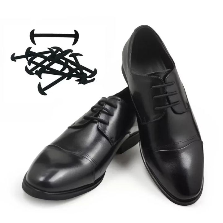 12pcs/set%20Leather%20Silicone%20Shoelaces%20sneakers%20shoes%20lace%20Lazy%20No%20Tie%20Shoelaces%20Elastic%20Silicone%20ShoeLace%20Suitable%20Unisex%20laces%20-%20Image%202