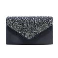 Women Evening Bag Pouch Sequins Envelope Black Handbag Sparkling Party Bag Solid Wedding Day Clutches Gold Purses.