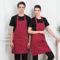 Cross border amazon shopee halterneck apron tie girdle kitchen home restaurant overalls apron wholesale.