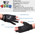 1 Pair 3 Fingerless Fishing Gloves Breathable Quick Drying Anti-slip Fishing Gloves Outdoor Sports Cycling Camping Running. 