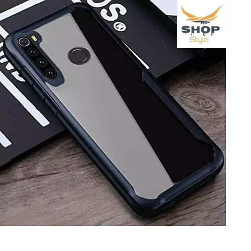 For Xiaomi Redmi Note 8 - Ipaky Back Cover -Transparent Back Cover Black