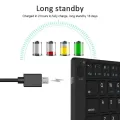 Folding Keyboard, Foldable Bluetooth Keyboard, Portable Wireless Keyboard for IOS, Android, and Windows tablets, Smartphones, iPhone, iPad, Laptops, PC. 