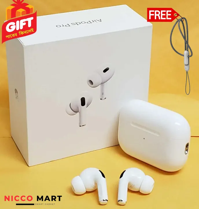 AirPods%20Pro%202nd%20Generation%20Bluetooth%20Earbuds%20IPX4%20Waterproof%20In-Ear%20Earphones%20with%20Microphone%20-%20Image%202