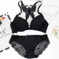 Khapsu Premium Quality Women's  Lace pushup wired Bra Panty Set. 