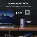 UGREEN Docking Station Triple Display, 12-in-1 USB C MacBook Docking Station with 2 HDMI DP 8K, 10 Gbps USB C and USB-A Data, 100W PD Charging, Ethernet, Audio, SD TF Card Reader for Mac OS, Windows. 
