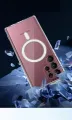 Samsung Galaxy S23 - Magsafe Magnetic Wireless Charging Case Clear Transparent Shockproof Back Cover -Back Cover. 