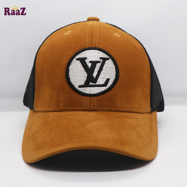 Brown%20Velvet%20Fabrics%20Embroidery%20Premium%20Mesh%20Air%20Half%20Net%20Cap%20-%20Image%202