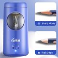 Electric Pencil Sharpener Battery Charging Adjustable Thickness Auto Stop Fast Sharpen for 6-8mm Colored Sketch Triangle Pencils. 