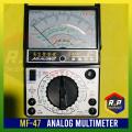 Analog Multimeter MF47, Tester Meter AC DC Voltmeter Ammeter Ohmmeter Analog Multimeter Voltage Current Resistance Measurement.