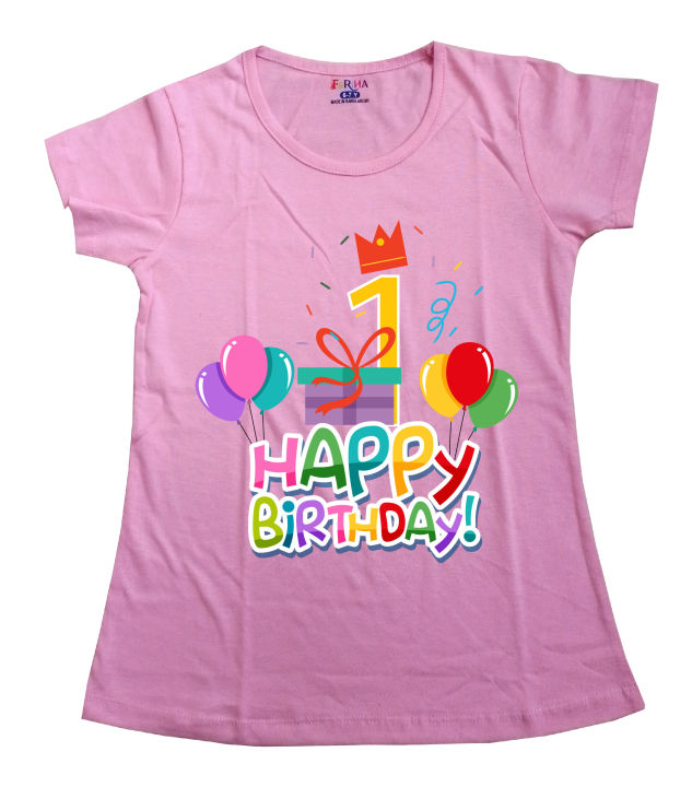 Birthday T shirt for kids  girls - T-Shirt For Women Gift Item