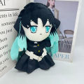 1pc 26cm Anime Demon Slayer Tokitou Muichiro Plush Cosplay Hashira Fans Collection Props Gifts. 