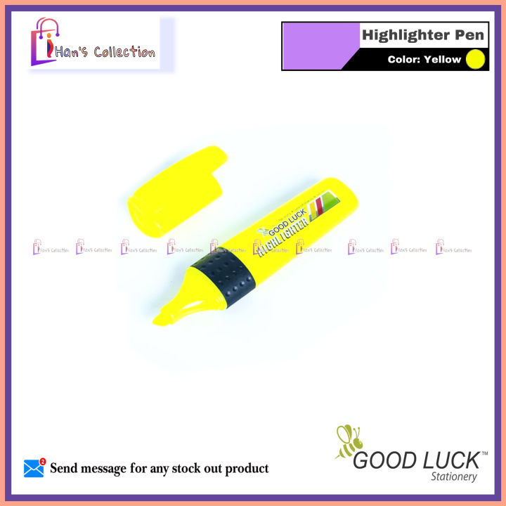 Good%20Luck%20Highlighter%20Pen%20Green%20Yellow%201pcs%20-%20Image%202