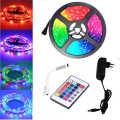 High Quality SMD 2835 DC 12V LED Strip Light with Remote 5 Meters RGB Color Special Lights for Ceiling Decoration.
