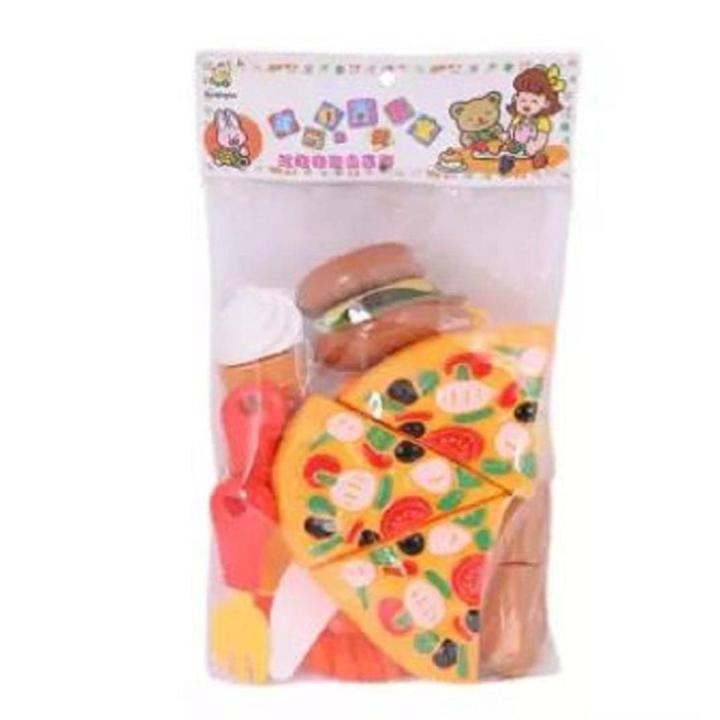 Exclusive Pizza Cutter Kitchen Toy Set for kids - Multi Color