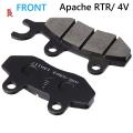 Quality motorcycle Front disc brake pad fot Apache rtr /4v motorcycle parts. 