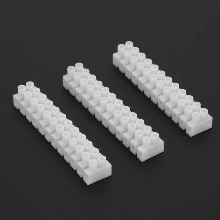 terminal%20blocks%203pcs%20white%2012%20way%20screw%20block%20electrical%20wire%20-%20Image%205