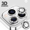 iPhone 13 Pro Camera Lens Protector & iPhone 13 Pro Max Camera Lens Protector Tempered Glass Screen Protector, Aluminum Alloy 3D Lens Ring Cover for IPgone 13 Pro-iPhone 13 Pro Max.
