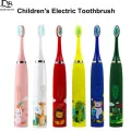 Children's Electric Toothbrush With 6PCS Replacement Brush Heads Ultrasonic Sonic Vibration Tooth Brush Oral Cleaning Tools. 