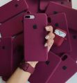 Apple iPhone 7 Plus 8 Plus Luxury Shockproof Liquid Silicone Case Back Cover Maroon White Black. 