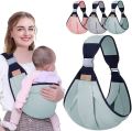 Soft Polyester Baby Half Wrapped Carrier - Suitable For 01 to 03 Years. 
