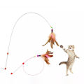 Cat Stick Long Wire Feather Toy. 