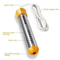 1500W Immersion Water Heater Portable Electric Water Heater with Stainless Steel Guard for Bathtub Bucket Inflatable Pool. 