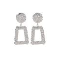 【beauty code store】Fashion clip on Earrings 2019 Big Geometric earrings For Women pierced modern Jewelry. 
