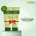 Natura Clear and Glow Complete Care Face Wash 100ml (Buy 1 Get 1 Free).