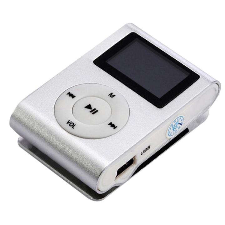 Mini USB Clip MP3 Player Video Screen Support 32GB Micro-SD TF Card