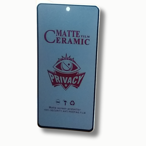Privacy Matte Ceramic Film Screen Protector I SAMSUNG GALAXY A52 I Flexible and Not Fragile Anti-peeping Matte Ceramic Film Mobile Display Protector (Not Glass, Not Poly)