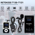 Retekess T130 Tour Guide System Wireless, Interpreter Device Portable 60 Slot Handbag, 4 Transmitters, 60 Receivers, for Church, Training, Translator. 