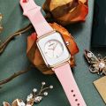 New Fashion Elegant Square Dial Women Waterproof Quartz Watch Vintage Simple Wristwatch Gift Idea. 
