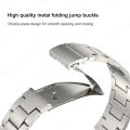 Titanium Stainless Steel Strap for Samsung Galaxy Watch 6 Classic 43 47mm 40/44mm Band for Galaxy Watch 6 5 4 No Gaps Wristband.