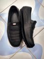 New Fashionable Solid Black Rubber Shoes for Men. 