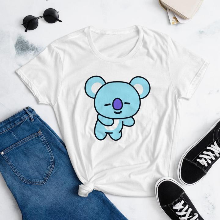 Bts-Bt21-Koya-Rm-Sticker T-Shirt - T Shirt For Women
