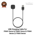 Fitbit Versa 4 Fitbit Versa 3 Fitbit Sense 2 Fitbit Sense Charging Cable 4 Pin High Quality USB Charger Cable USB Charging Cable Dock Bracelet Charger For Fitbit Versa 4 Fitbit Versa 3 Fitbit Sense 2 Fitbit Sense Smart Watch. 