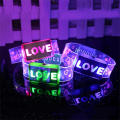 LED Bracelet Glow Light Up Bracelets Flashing Wristband Glowing Bangle LED Flash Wristbands. 